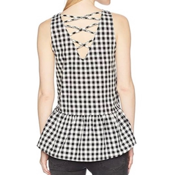 JACK by BB Dakota Gingham Print Top XS - Picture 6 of 10